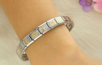 1Zawieszka Nomination „Znak Zodiaku Ryby” 030104 12 – stal szlachetna ze złotem 18K. Personalizowany charms do bransoletki Composable. Oryginalna biżuteria Nomination Italy (3).jpg